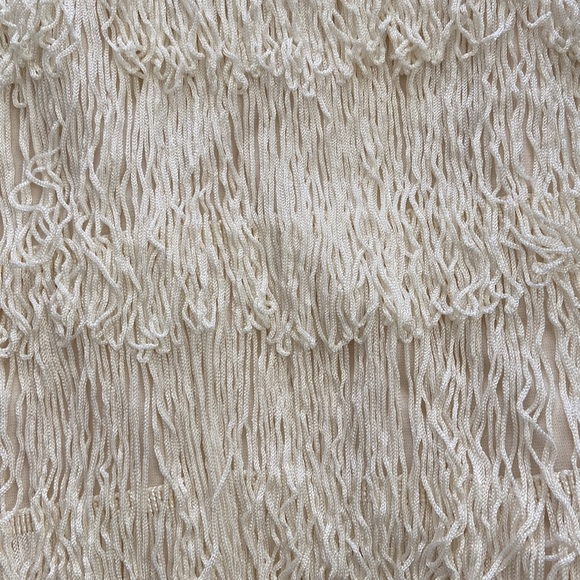 Off white fringe dress - Picture 3 of 4